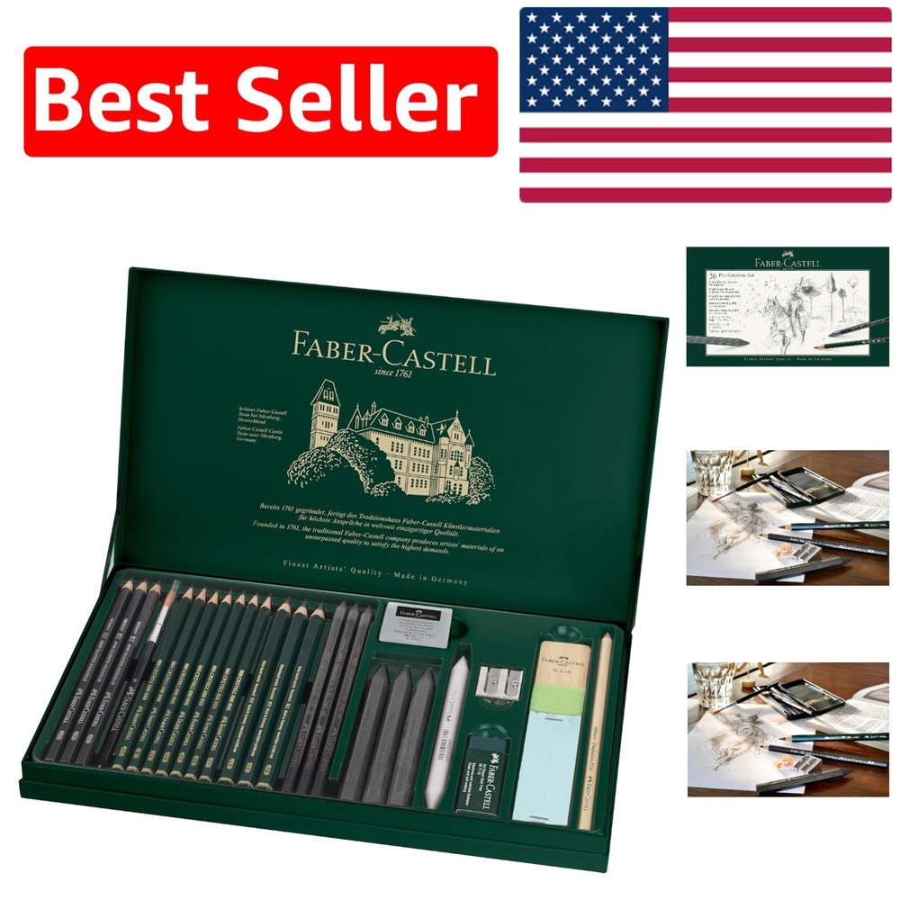 Versatile 26 Piece Water-Soluble Graphite Pencil Collection for Creative Minds