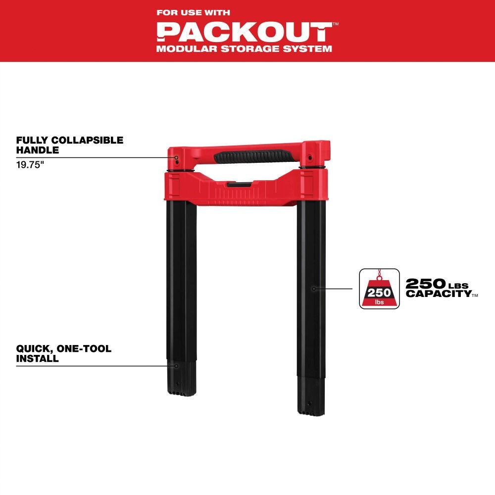 Milwaukee Low-Profile Handle for PACKOUT Rolling Tool Box