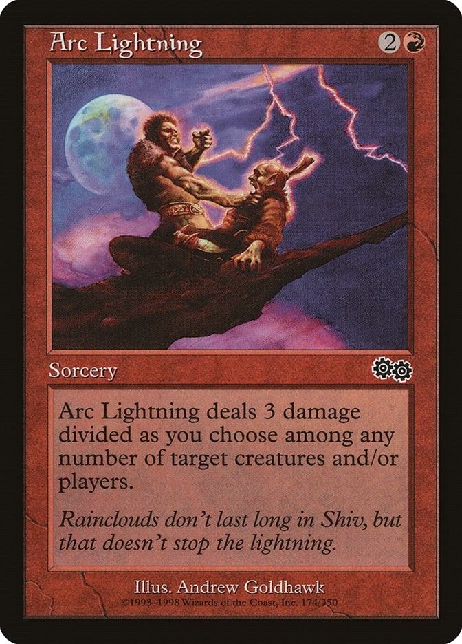 Arc Lightning Urza's Saga 174 MTG MP