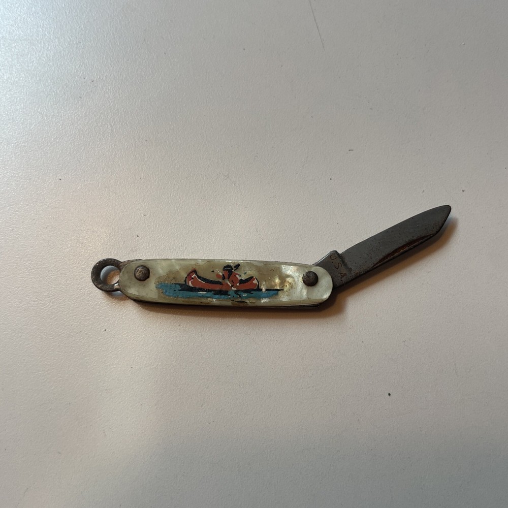 vintage tiny knife BUSHKILL FALLS, Pa