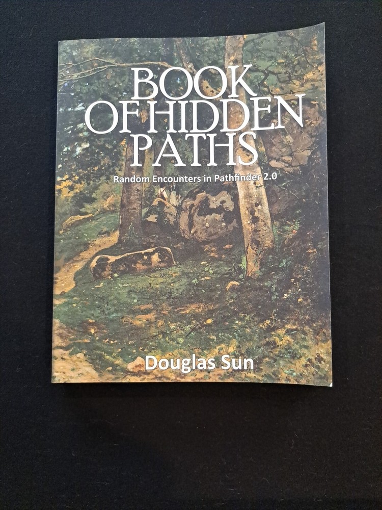 Book Of Hidden Paths Random Encounters Kickstarter Pathfinder 2e Compatible