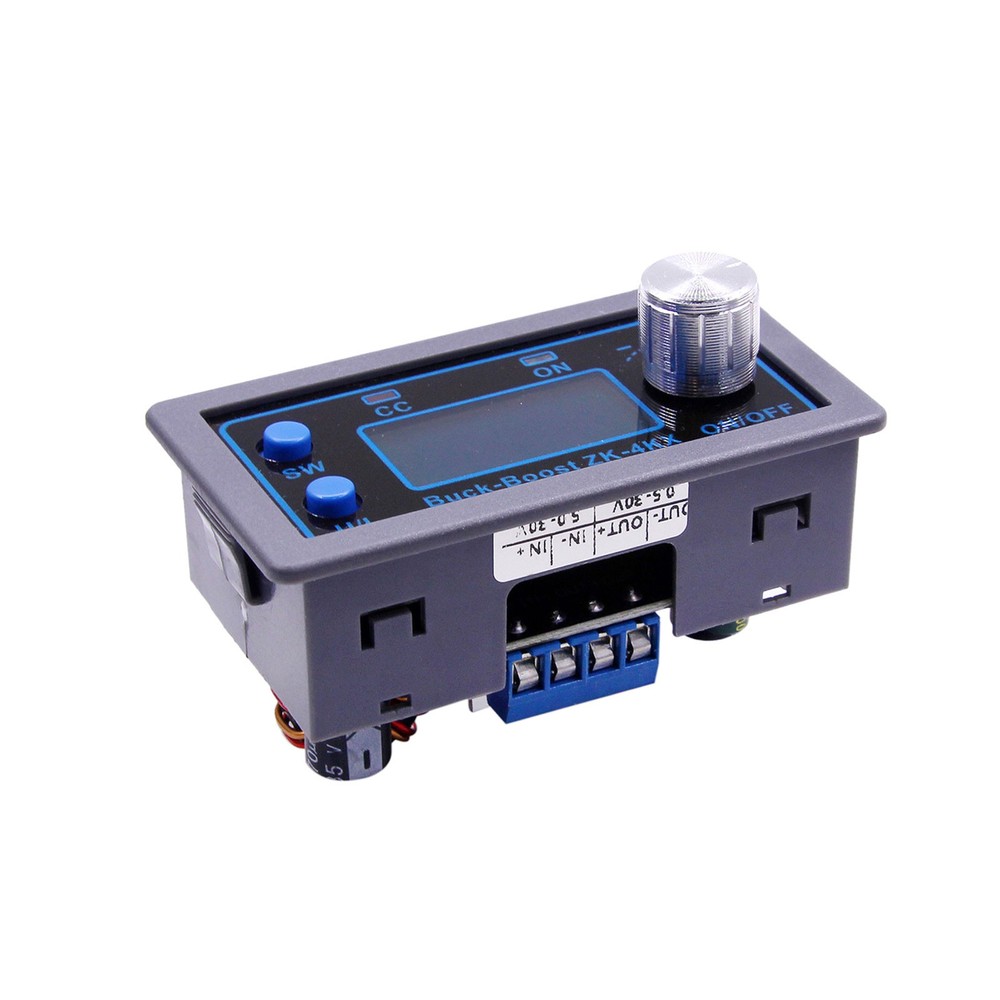 DC Adjustable Step-Up Down Buck Boost Power Supply Voltage Regulator LCD Module