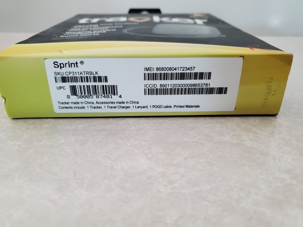 Sprint Tracker Safe & Found GPS Tracker -Apple Android Compatible - NEW / SEALED