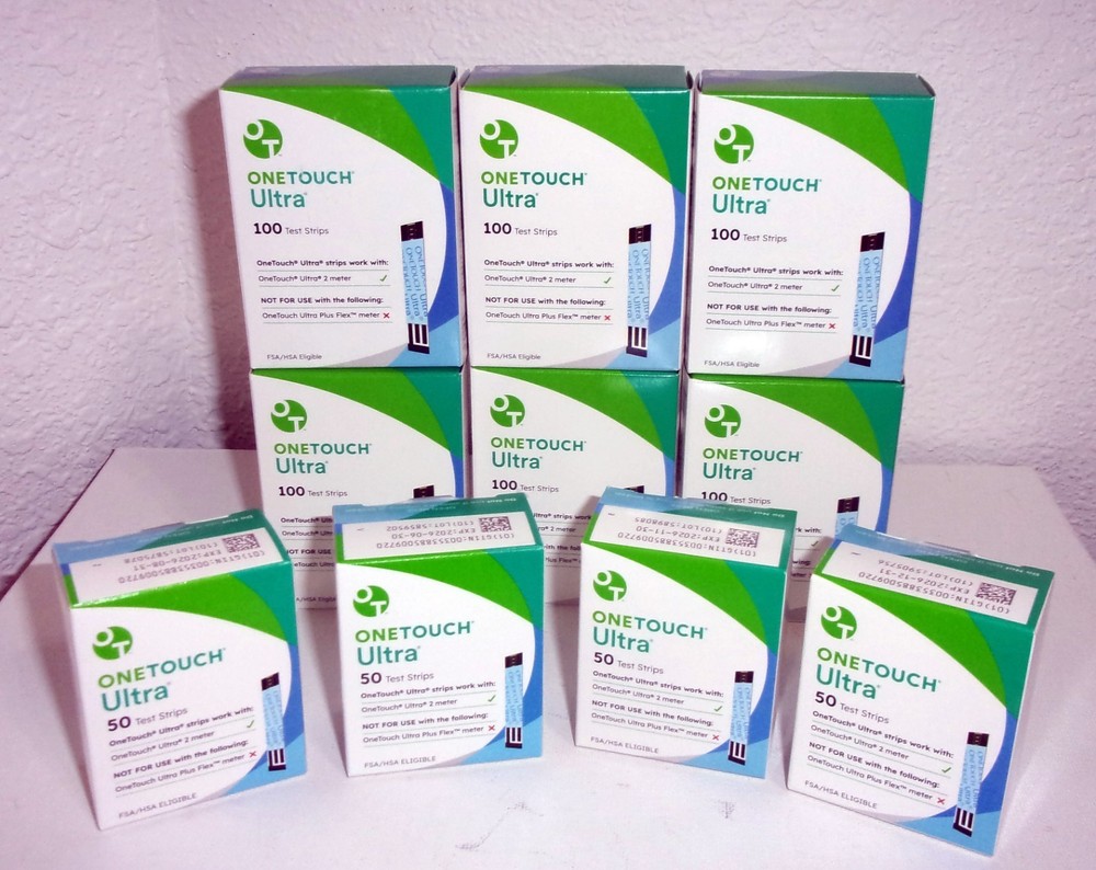 800 ONE TOUCH ULTRA TEST STRIPS NEW IN BOX