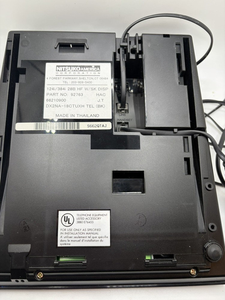 Nitsuko 92763 28-Button Speaker Display Phone (Black)