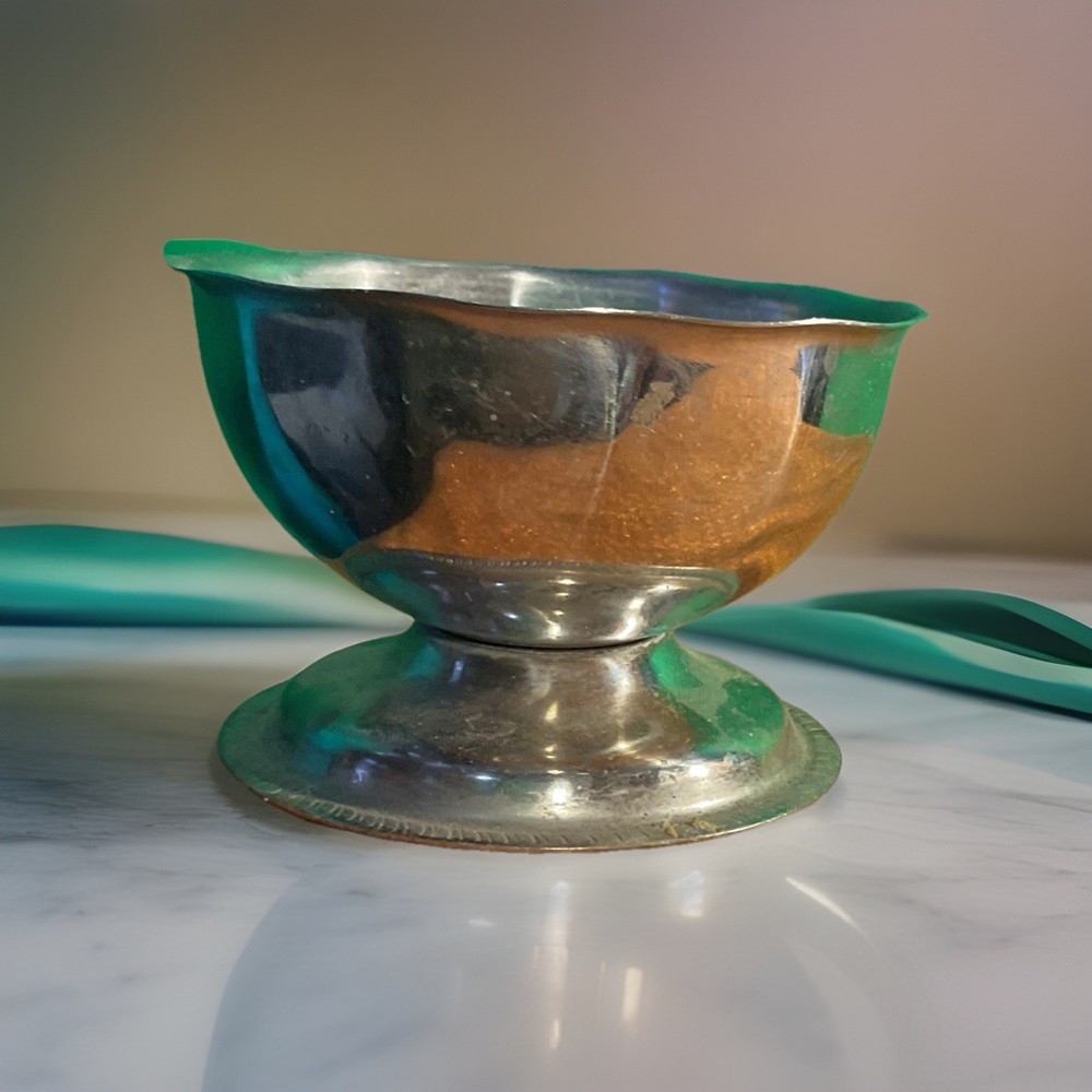 Silver Plated Goblet 3.25 Tall 5 Wide