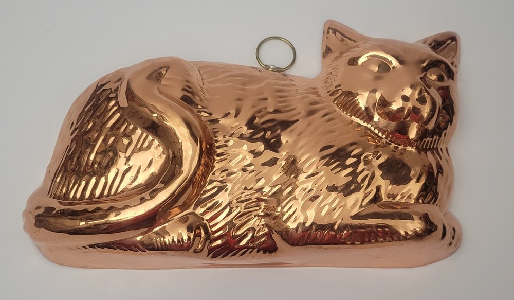 Copper Mold Wall Cat Kitten Kitty Cat Wall Hanging