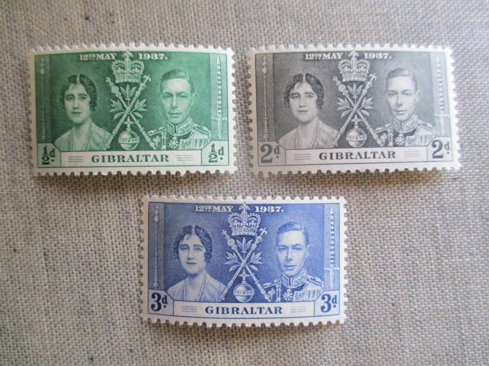 Gibralter, Scott# 104-106,MH