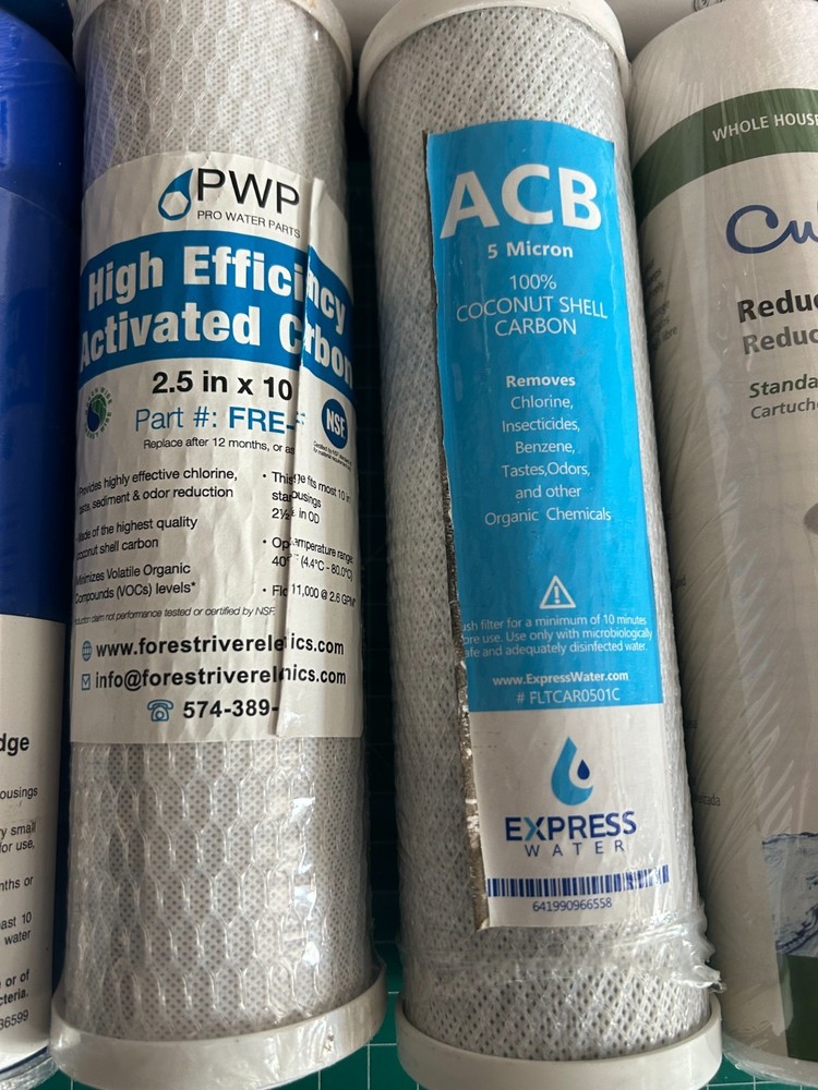8-pack Culligan P5A P5 Whole House Premium Activated PWP Carbon Water Filter