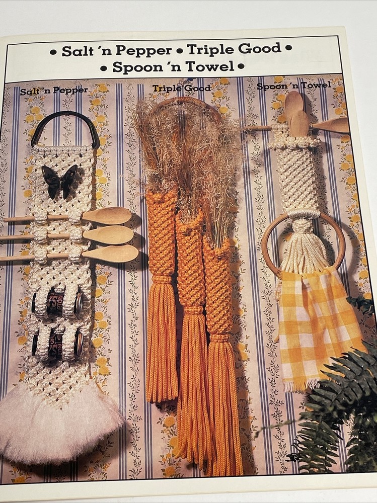 Kitchen Knottery by Pauline Finch 14 Projects Macrame Patterns