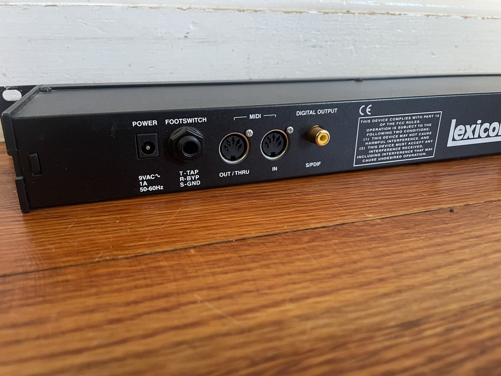 Lexicon MPX100 Dual Channel Multi Effects Processed Rack Stage Studio No Power S