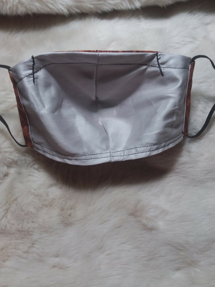 Chocolate Cotton face masks with nose wire Medium