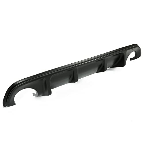 Rear Diffuser Compatible with 2014-2017 Infiniti Q50 Bumper Lip Spoiler Black