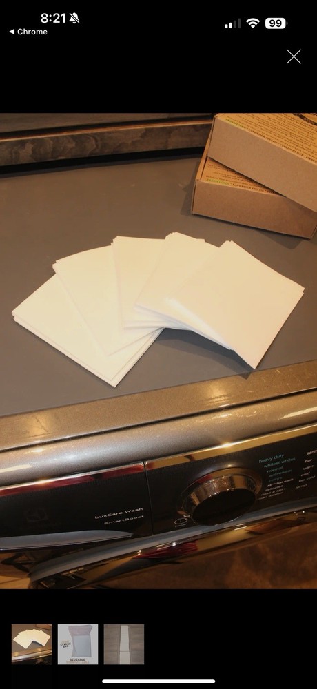 Eco Clean Laundry Sheets 50 Pack = 100 Loads | Zero Waste Plastic-Free Detergent