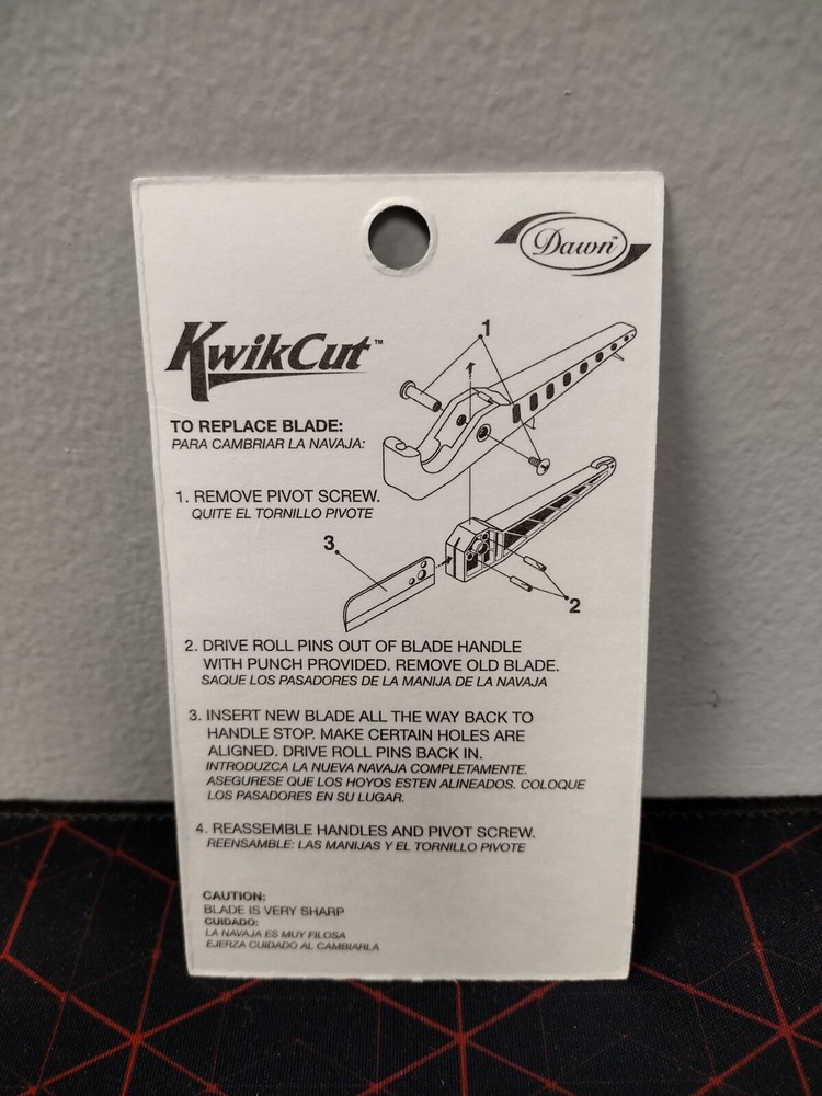 DAWN KWIKCUT 1" PIPE CUTTER BLADE, BLACK-BT100