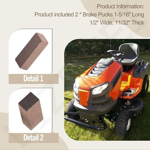 Replacement Lawn Mower Brake Pads
