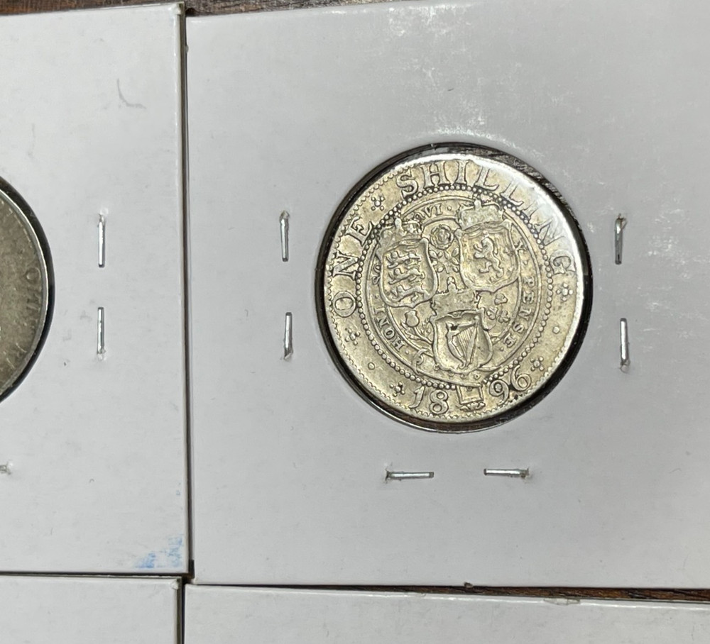 Early Great Britain 4 Silver Coins Lot