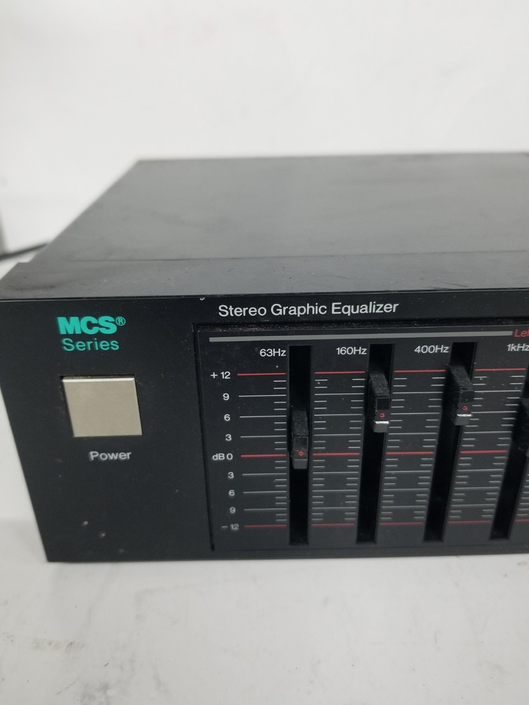 MCS Digital 5000 Series Stereo Graphic Equalizer