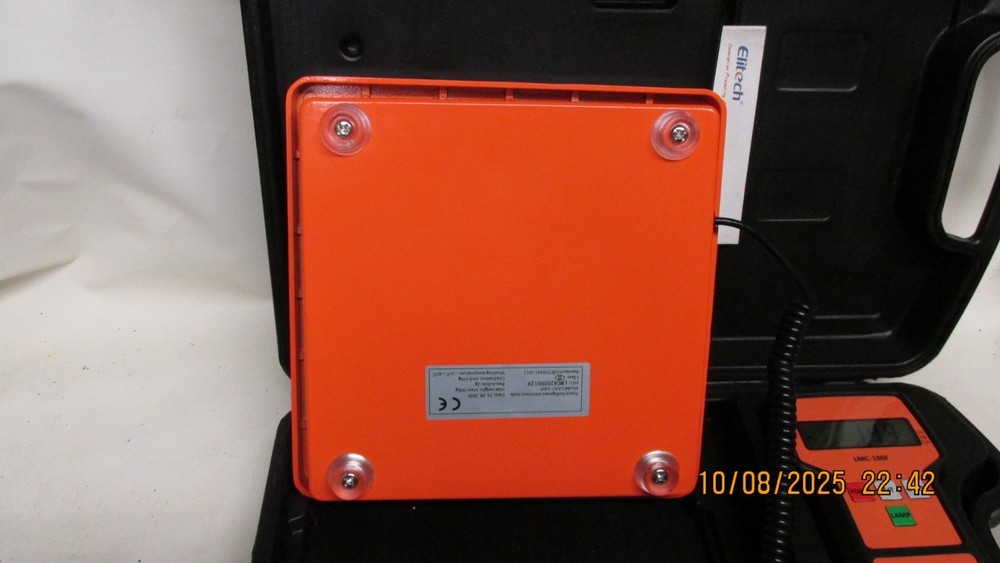 Elitech lmc-100f electronic digital refrigerant charging scale 220lb