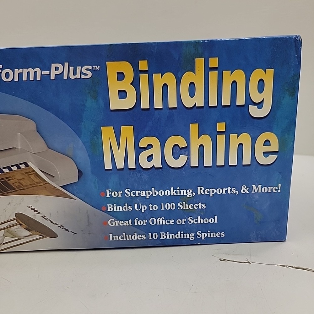 Platform Plus Binding Machine Scrapbooking Report Up to 100 Sheets Office School