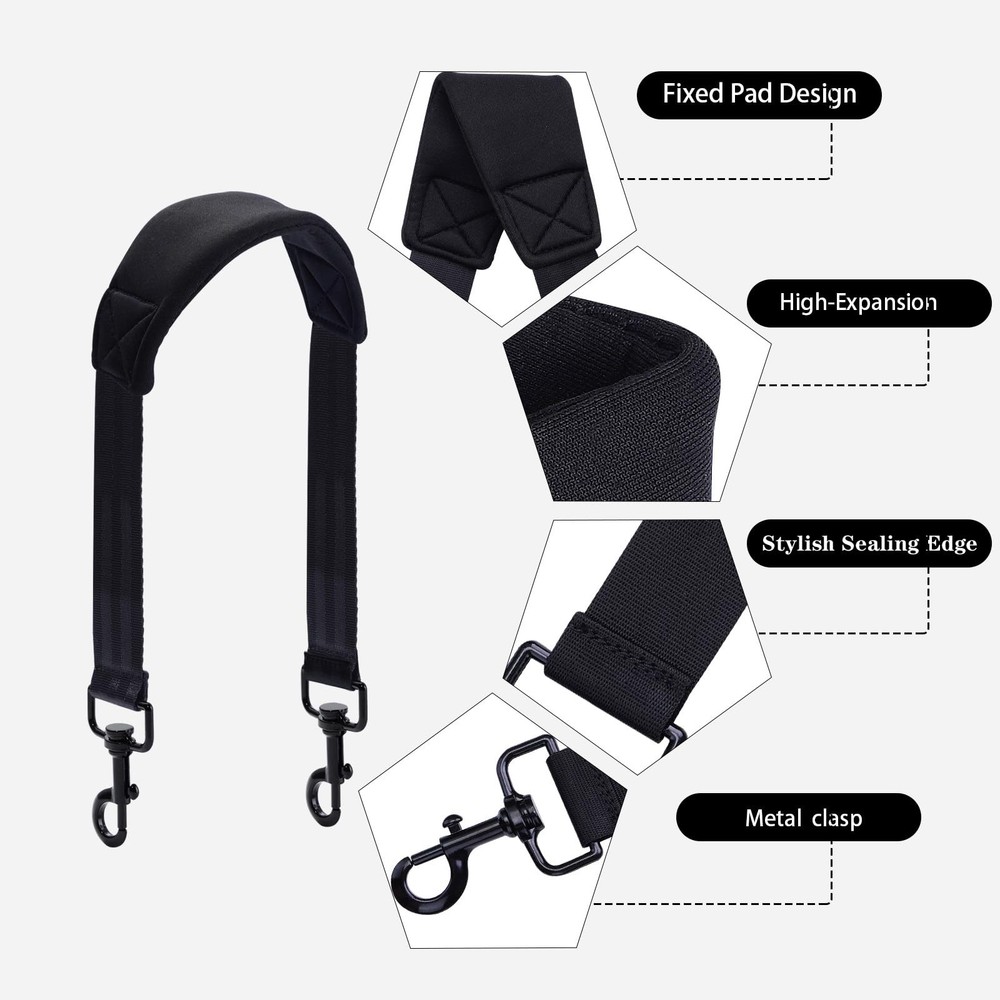 CSDWELL Stroller Straps for Babyzen Medium, Black