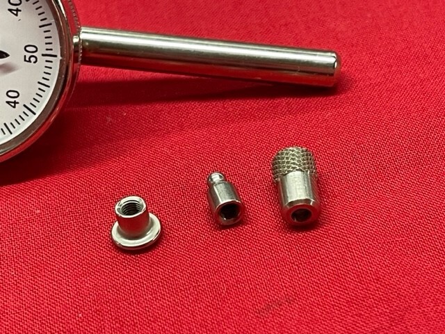 Starrett 196B5 Universal Back Plunger Dial Indicator, Adaptor Only & 3 Points