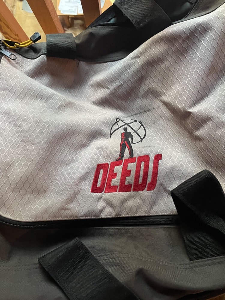 Mr. Deeds duffle bag