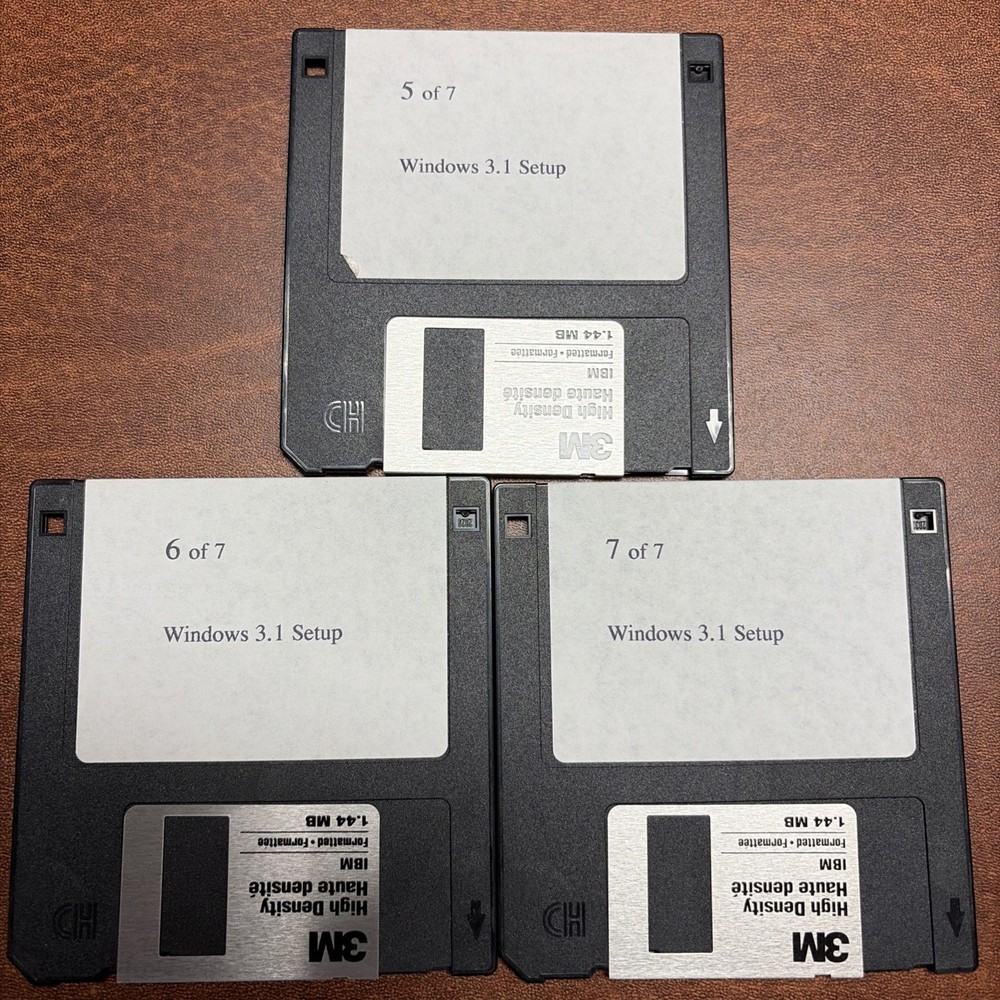 Windows 3.1 Setup Discs