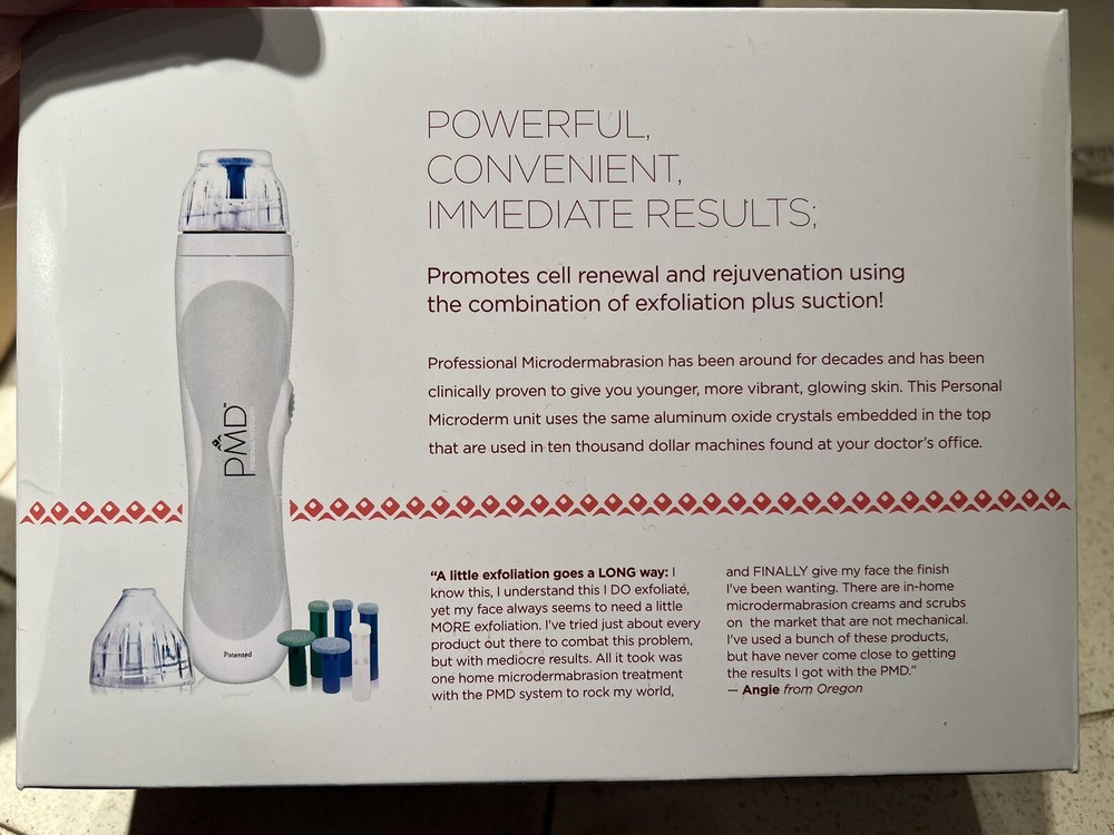 PMD Personal Microderm Microdermabrasion Machine with Kit
