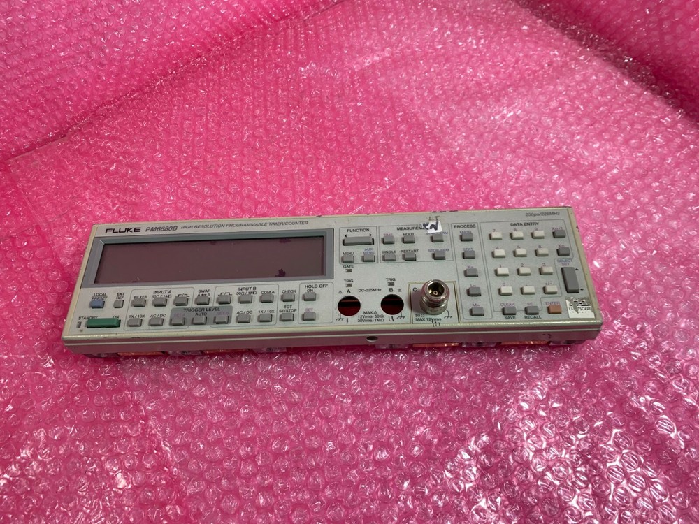 Fluke PM6680B High resolution Timer/Counter '' Panel only - screen not tested ''