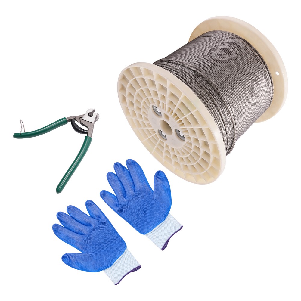 Stainless Steel Wire Rope Deck Railing Cable Braided Stainless Steel Cable