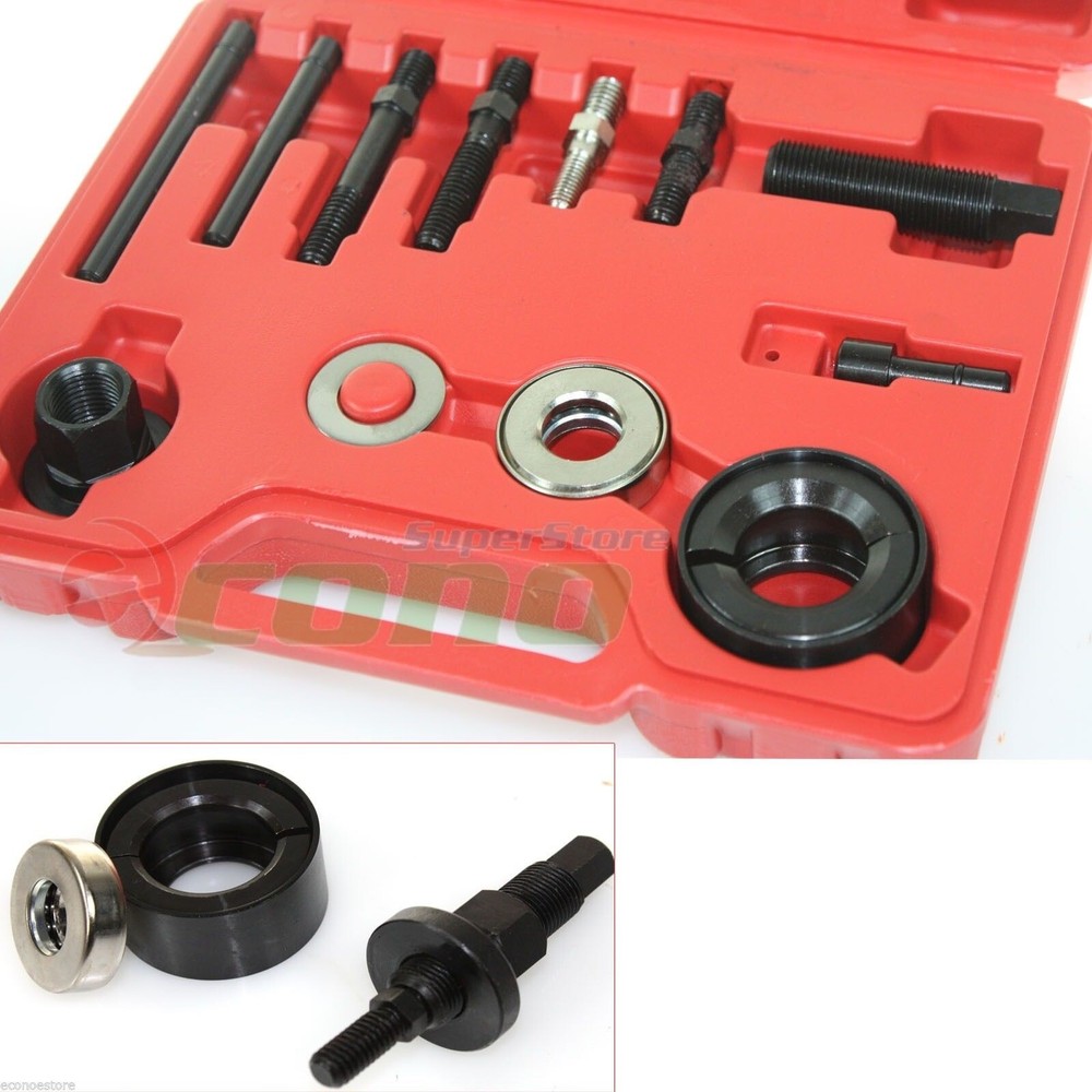 Auto Power Steering Alternator Pulley Puller Installer Kit For GM Chyrster Ford