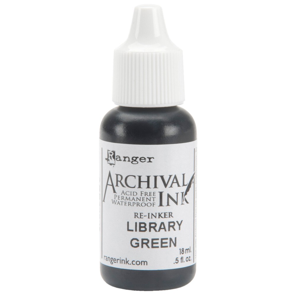 Archival Pad Re-Inker .5oz Library Green
