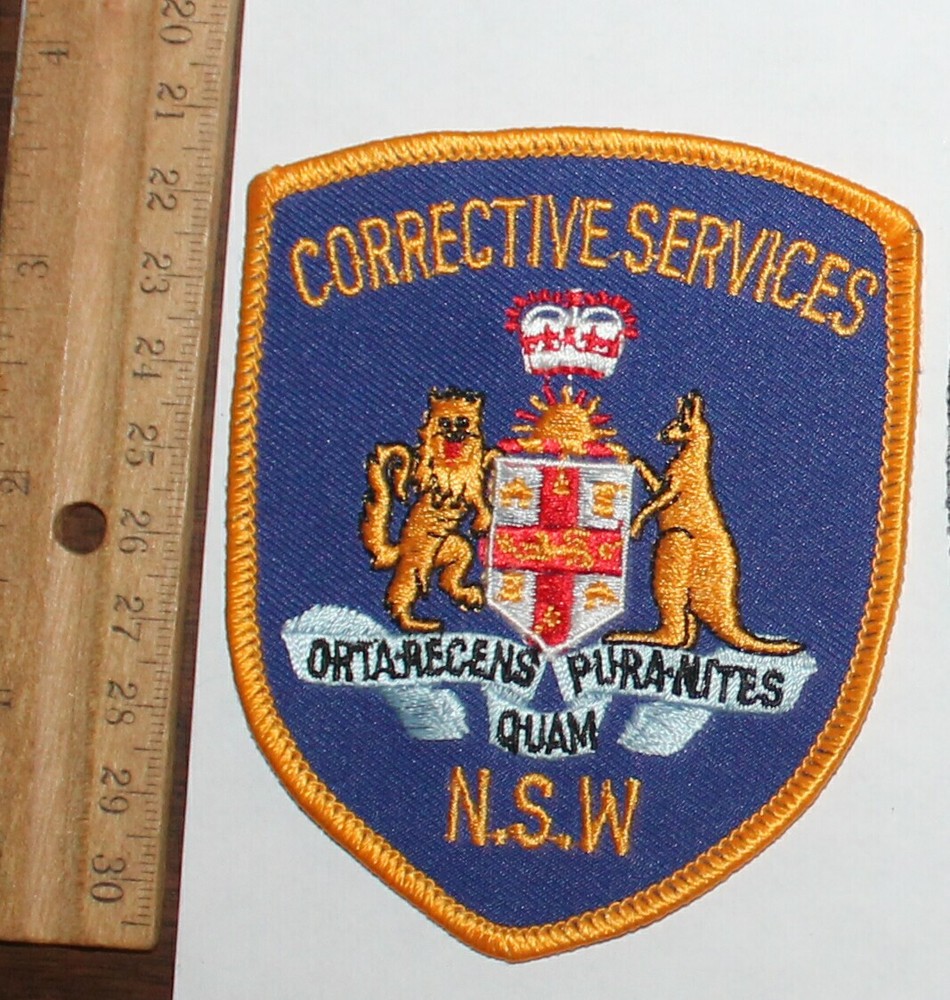 AUSTRALIAN CORRECTIVE SERVICES AU DOC Used worn patch #21