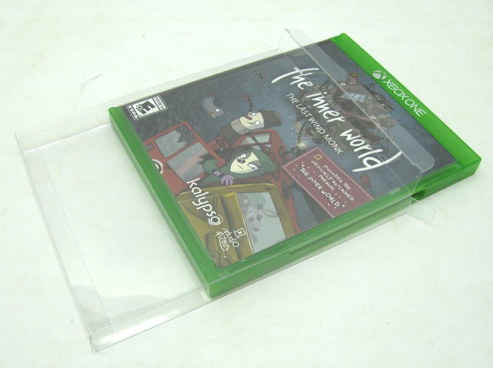 1X MICROSOFT XBOX ONE CIB GAME -CLEAR PLASTIC PROTECTIVE BOX PROTECTORS CASE
