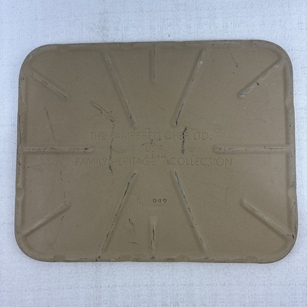 Pampered Chef 12x15 Baking Cookie Sheet Stoneware