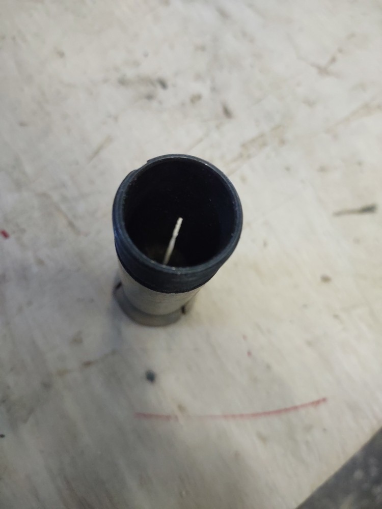 HARDINGE 4C COLLET , 1/4" HEX , OD THREADED