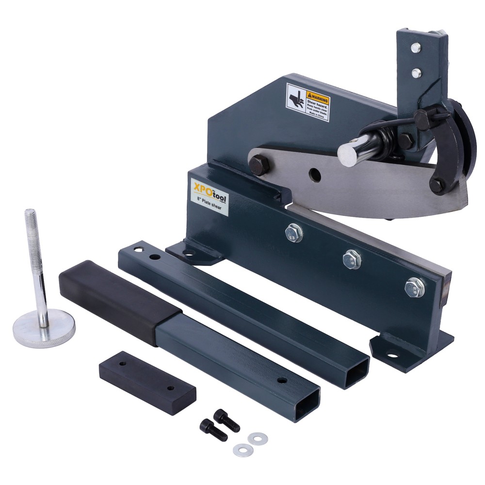 5" Industrial Sheet Metal Shear - Solid, High Precision Manual