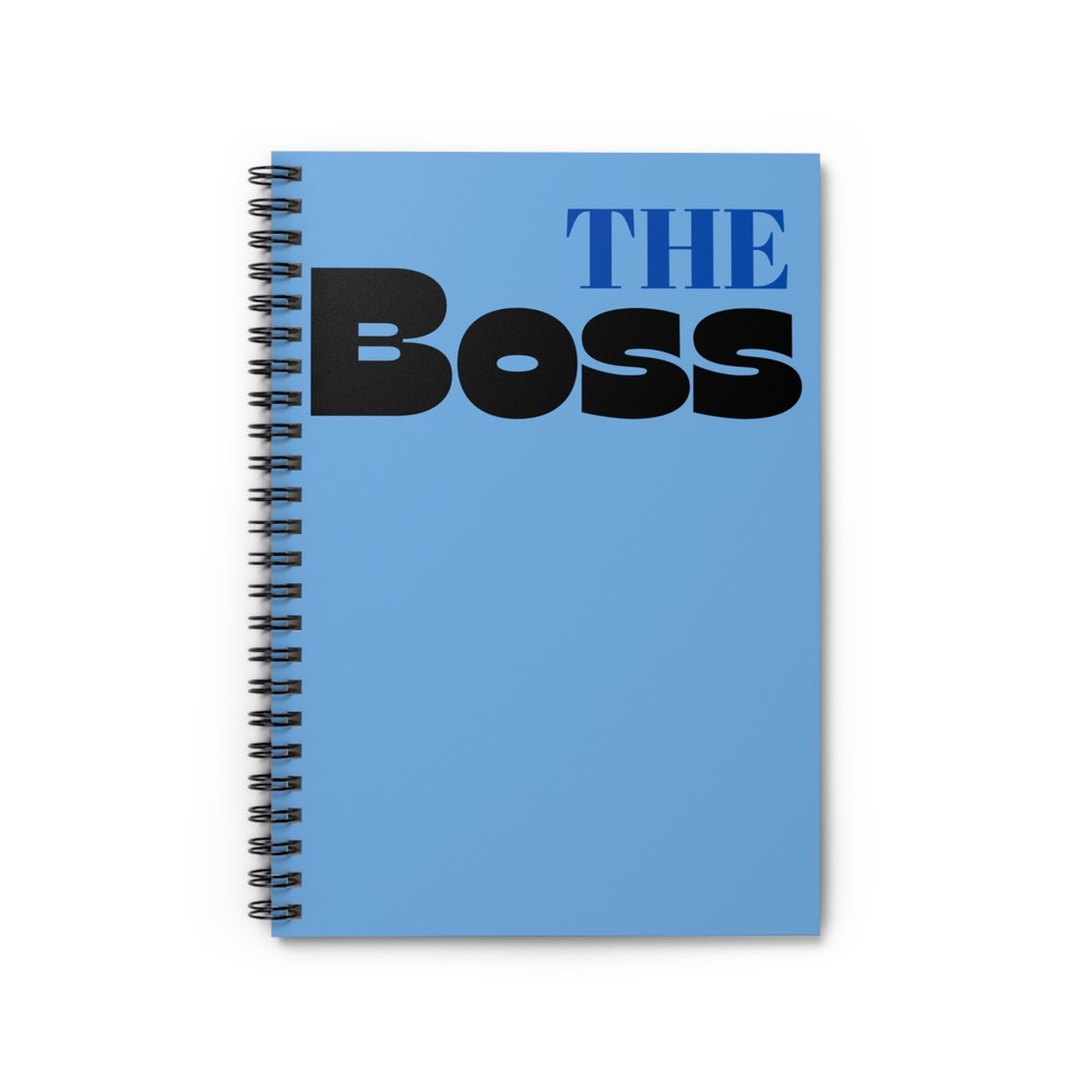 The Boss - Spiral Notebook - Ruled Line