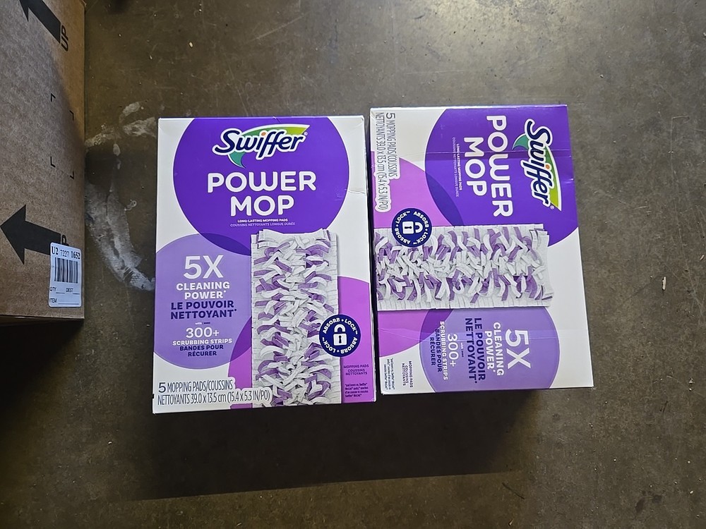 Swiffer PowerMop Mopping Pad 5/Pack (08188) 2 Boxes