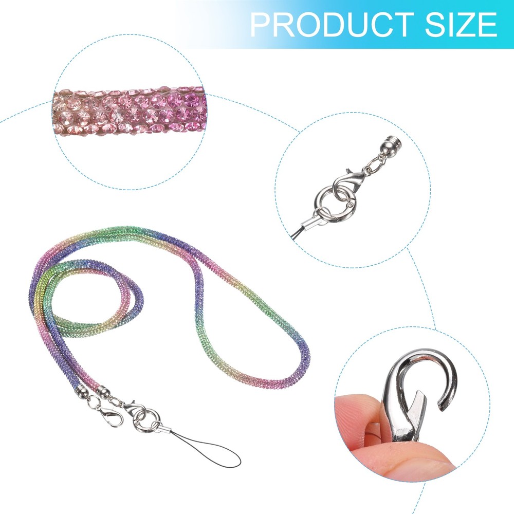 Replacement Purse Straps Crystal Bag Straps Sparkly Replacement Multicolor