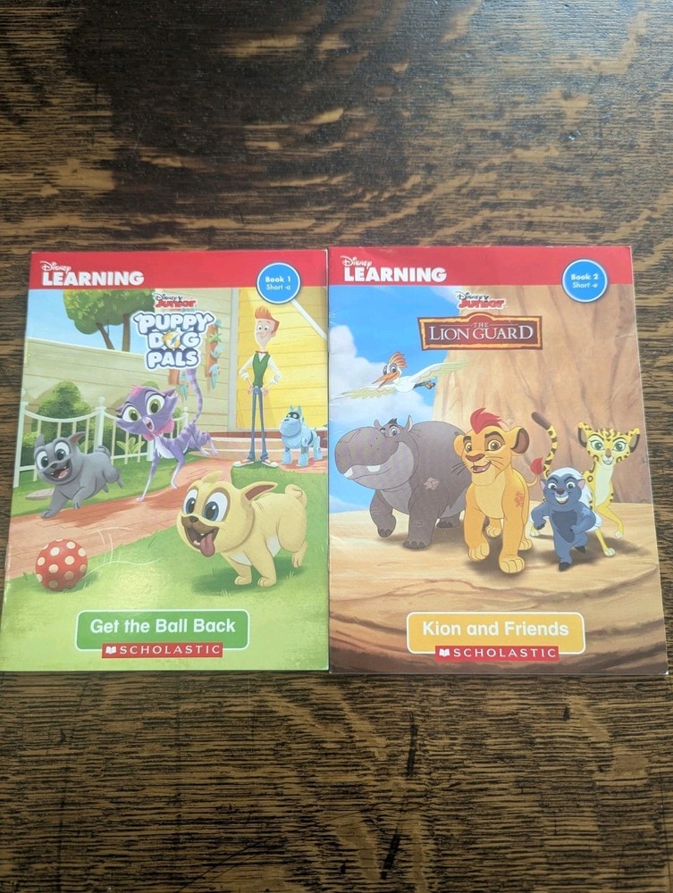 Disney Junior Phonics Reading Program Set 10 Books & 2 Workbooks