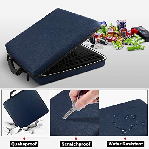 Extra Large Battery Organizer Storage Box, Garage Carrying Case Bag X-Large