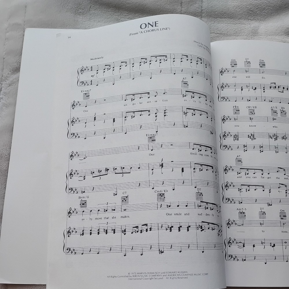 MARVIN HAMLISCH - BOOK SIGNED