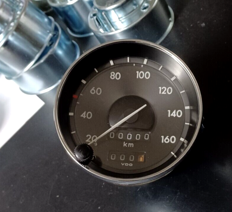 Vw 1600 Type 3 Speedometer with Trip Meter Completely Overhauled