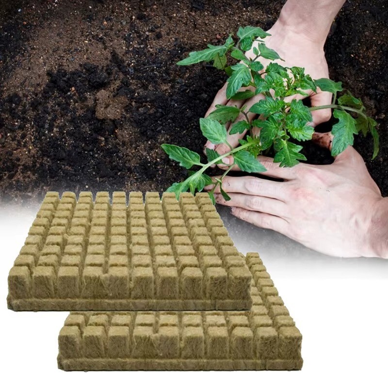 NEW Rockwool Cubes 1"x1" 100pcs Hydroponic Seed Starter for Herbs & Plants