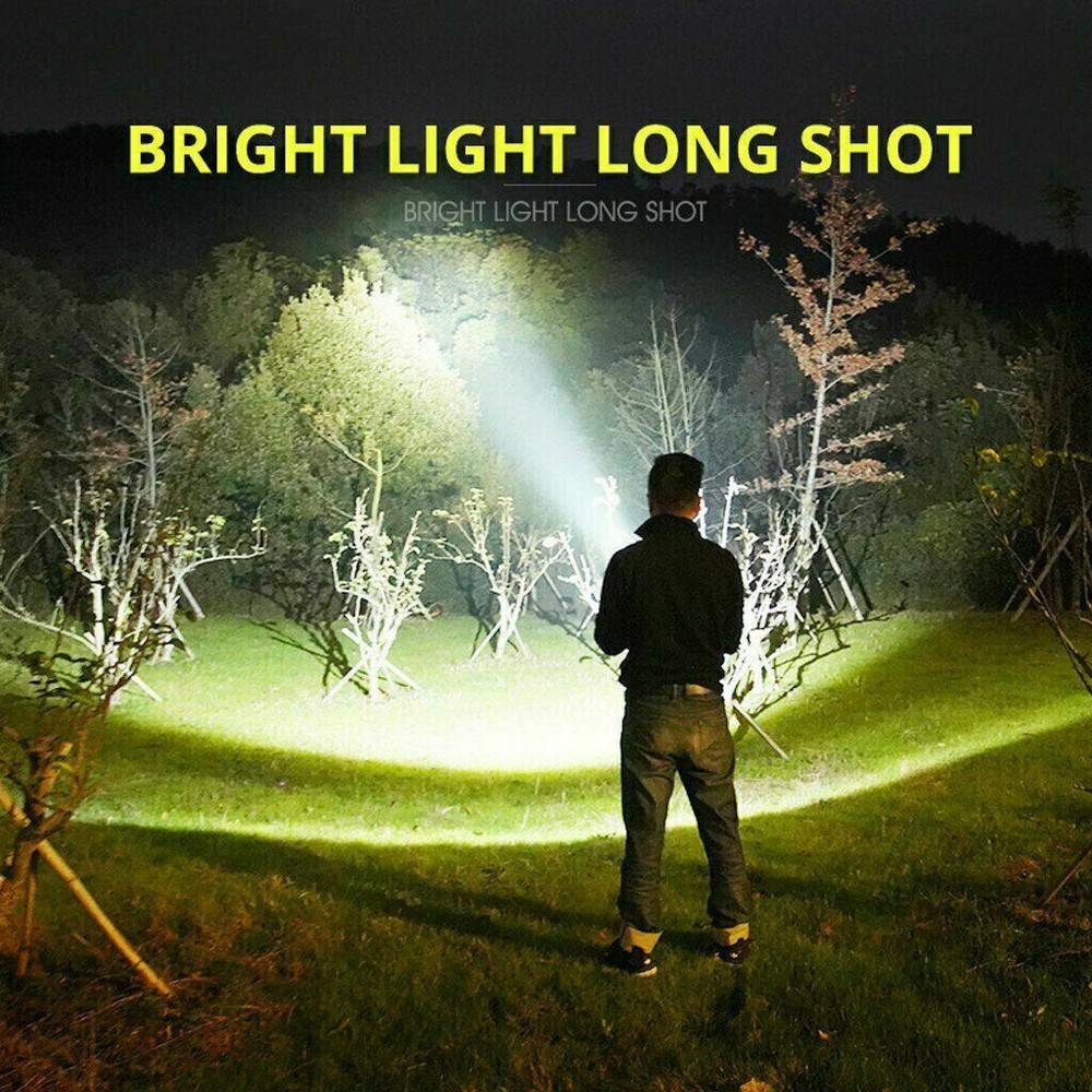 Super Bright Powerful Flashlight XHP70.2 Rechargeable Zoom Torch