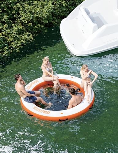GARVEE 8X8 FT INFLATABLE FLOATING DOCK - ORANGE