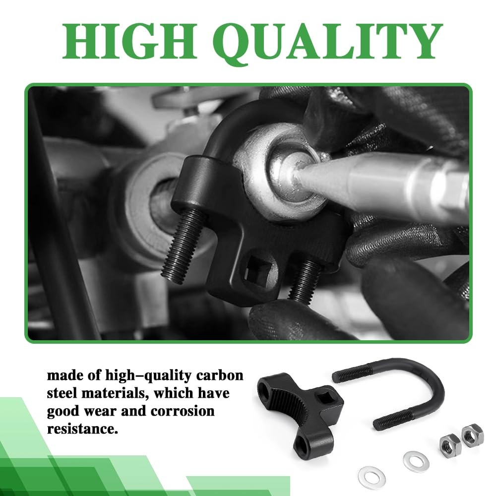RGOAANC Inner Tie Rod Removal Tool, 3/8'' Universal Low Profile Tool Black