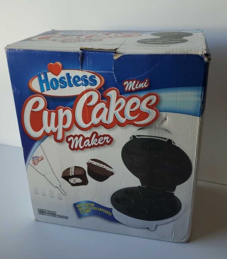 HOSTESS MINI CUPCAKES MAKER PASTRY BAG & RECIPES NIB